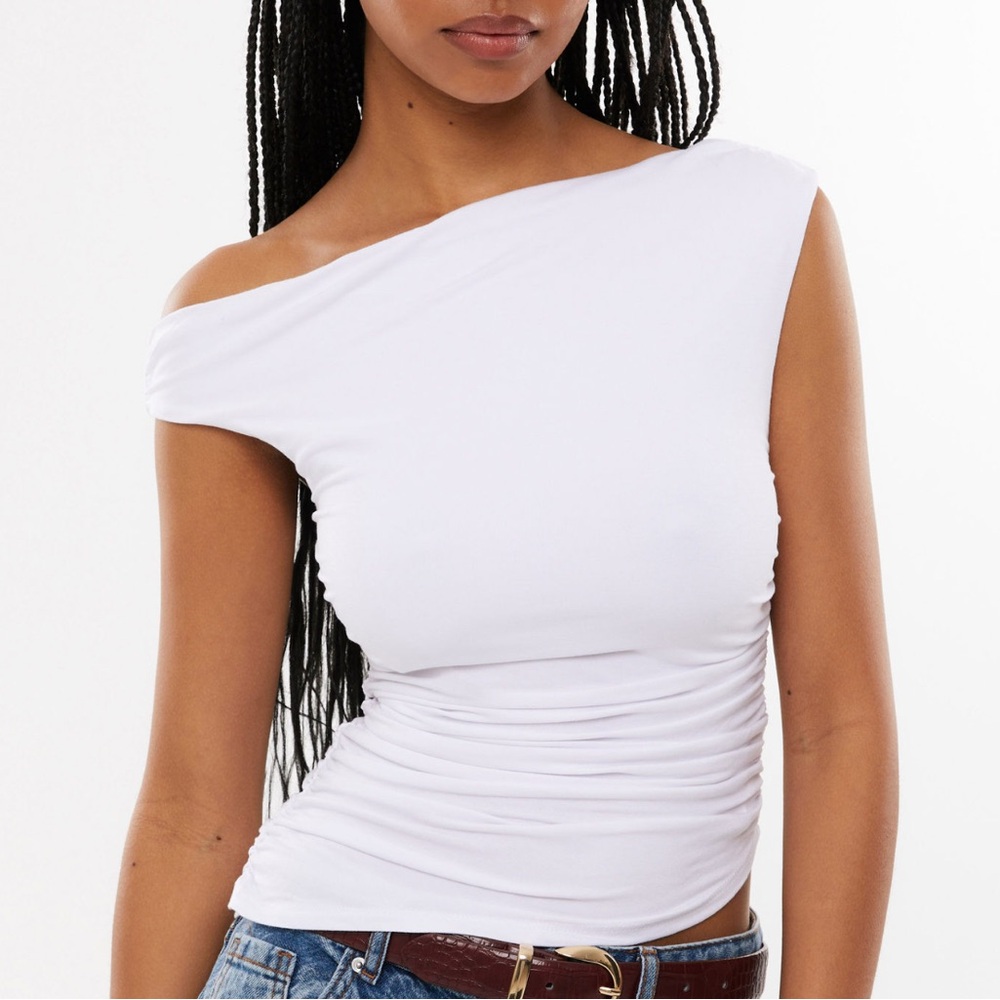 Supre soft Mia Ruched Top White 2XS